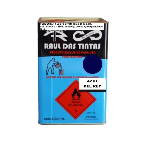 TINTA ESMALTE RECUPERADA AZUL DEL REY 18 L.