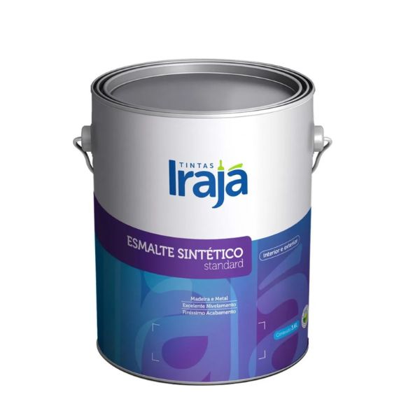 TINTA ESMALTE SINTÉTICO ALTO BRILHO BRANCO 3,6 L. IRAJA