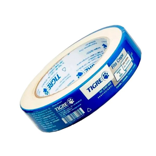 FITA CREPE 24x50mm USO GERAL TIGRE MULTIUSO