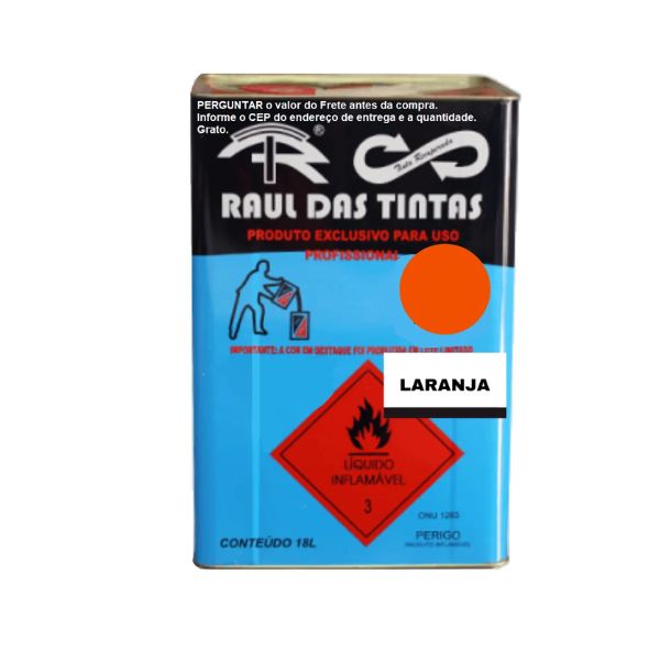 TINTA ESMALTE RECUPERADA RAUL 18 L. LARANJA