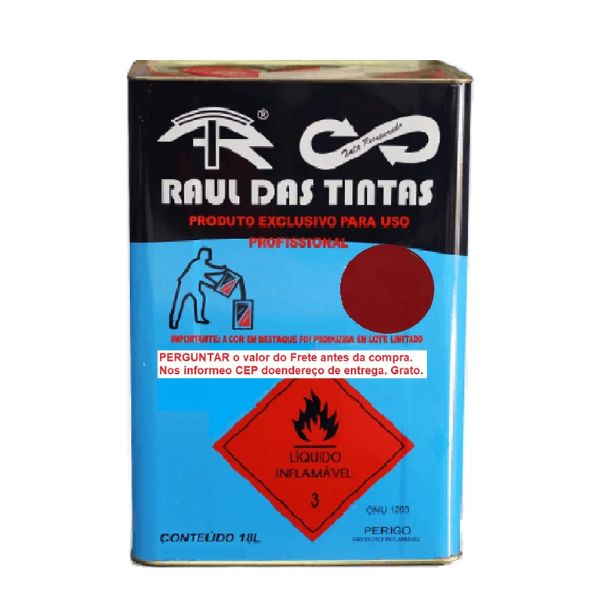 VERMELHA TINTA ESMALTE RECUPERADA RAUL 18 L.