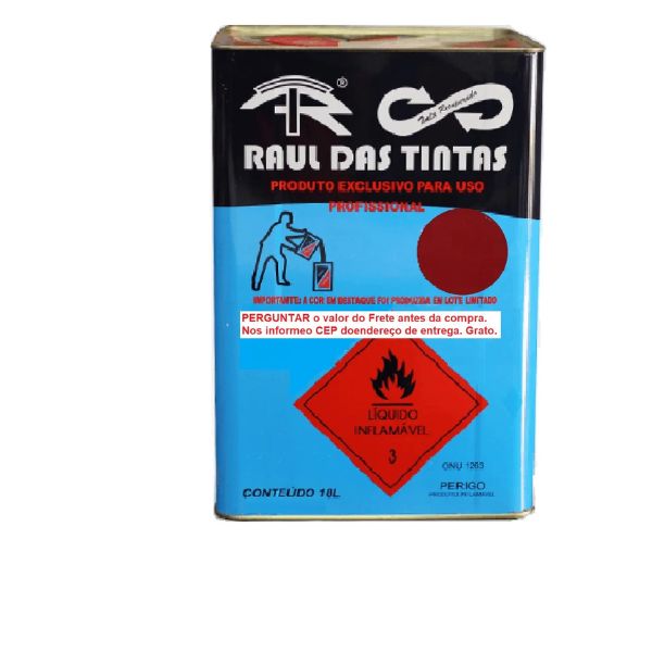 TINTA ESMALTE RECUPERADA RAUL 18 L. VERMELHA