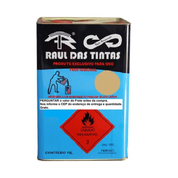 TINTA ESMALTE RECUPERADA RAUL 18 L. AREIA