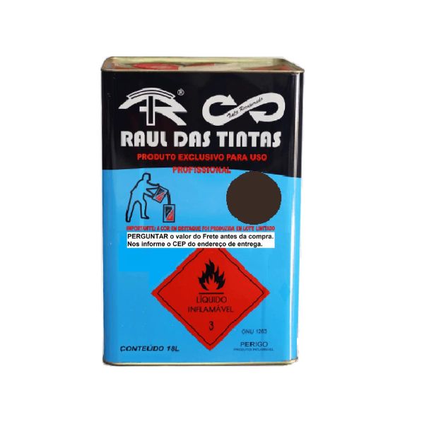 TINTA ESMALTE RECUPERADA RAUL 18 L. MARROM TABACO