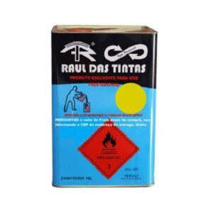 TINTA ESMALTE RECUPERADA AMARELA CANÁRIO 18 L.