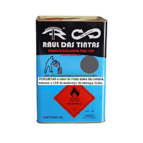 TINTA ESMALTE RECUPERADA RAUL 18 L. CINZA MÉDIO