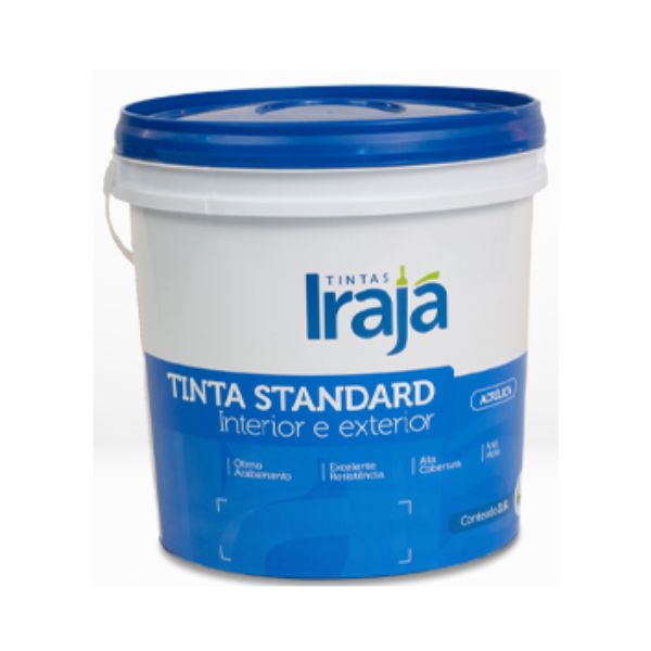 TINTA STANDARD ACRILICA IRAJA BALDE 3,6 L.