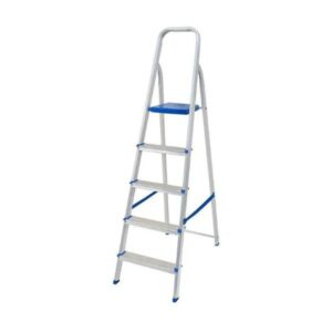 ESCADA DE ALUMINIO TESOURA REAL 5 DEGRAUS