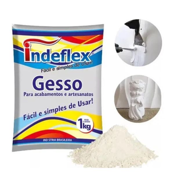 GESSO 1K SECA RÁPIDO BRANCO EM PÓ