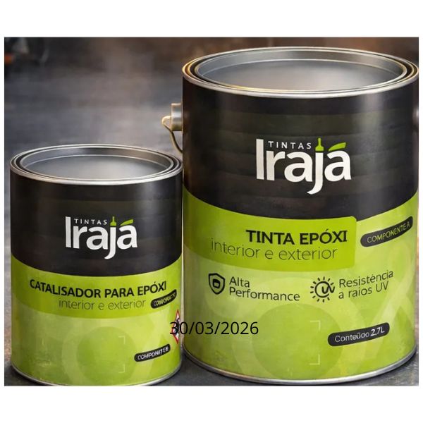 EPOXI IRAJÁ ALTA RESISÊNCIA PISOS PAREDE 3,6L PRETO